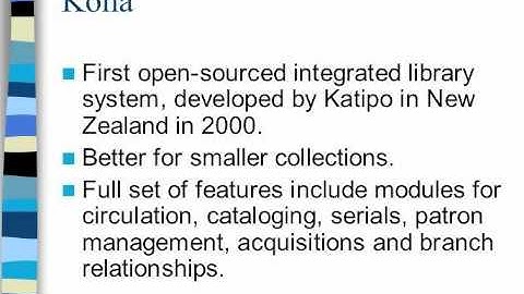 MLIS 7505: Open Source Software- Applications in Libraries