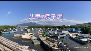 挖子尾、淡江大橋、淡水河 ( 空拍 )