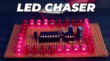How To Make 12V LED Chaser Lights | 32 Running LED Chaser Circuit