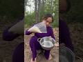 Single mom show SMART idea for SURVIVAL in forest #camping #outdoor #bushcraft#survival
