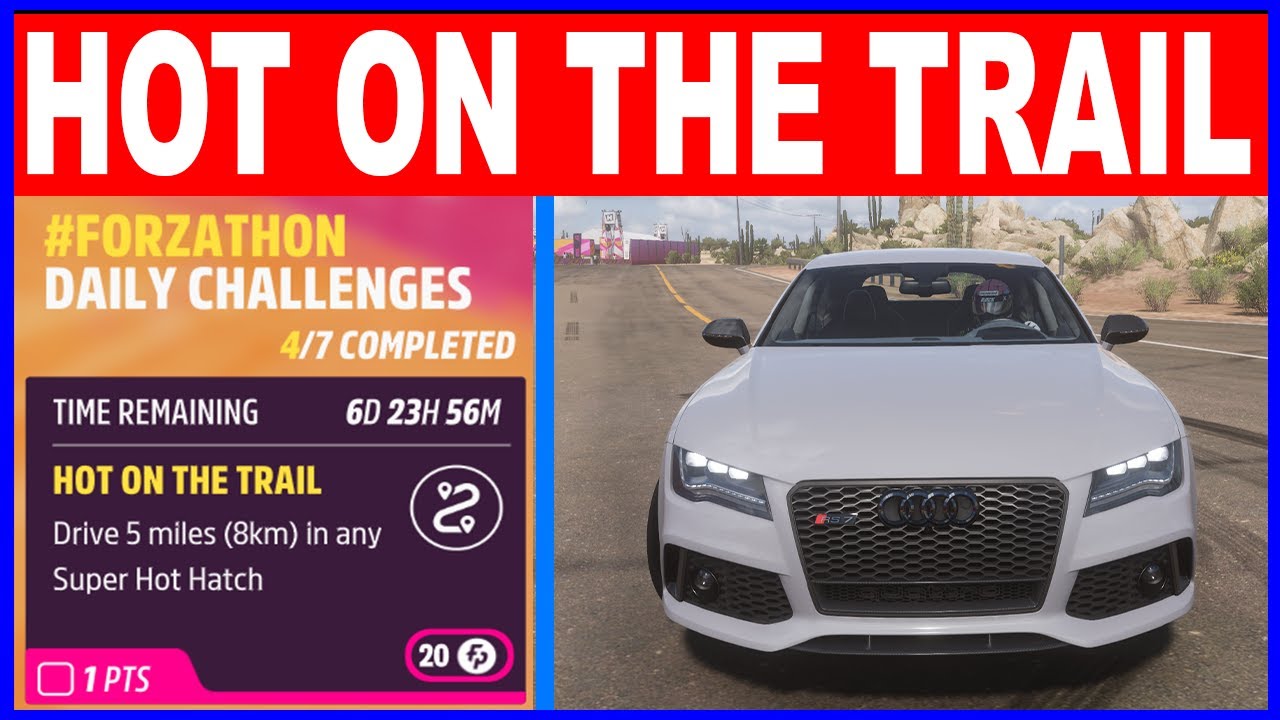Forza Horizon 5 HOT ON THE TRAIL Forzathon Daily Challenges Drive 5