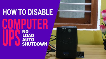 How to disable No load Auto Shutdown feature in Computer UPS | WiFi Router| Tamil