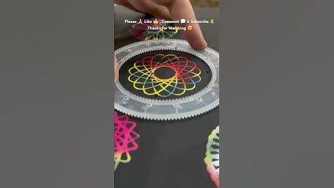 Satisfying Spirograph 3 ASMR #satisfying #spirograph #relaxing #asmr #asmrsounds