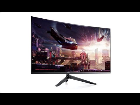 GTEK F2740C 27-Inch Curved Frameless 