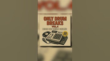 Vintage Boom Bap Drum Breaks Sample Pack | "Only Drum Breaks Vol.4" | 90s Hip-Hop, Street Soul...