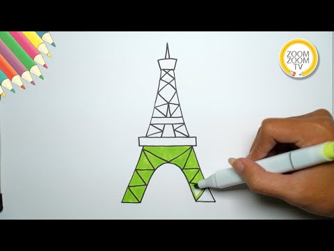 Video Hướng dẫn cách vẽ THÁP EIFFEL - How to draw Eiffel... - youtube