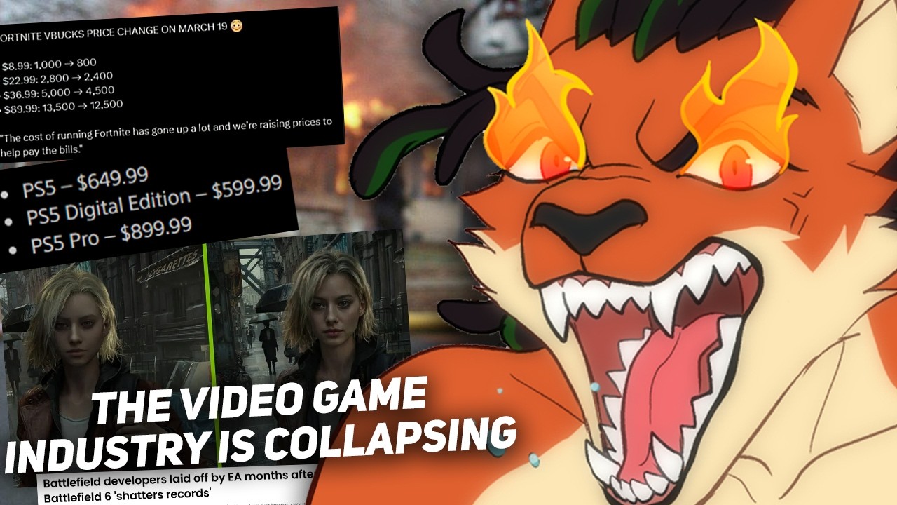 The Video Game Industry is Collapsing Before Our Very Eyes...(UNHOLY ...
