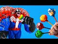 How to make robot mod superhero spider man hulk captain america ironman venom batman with clay