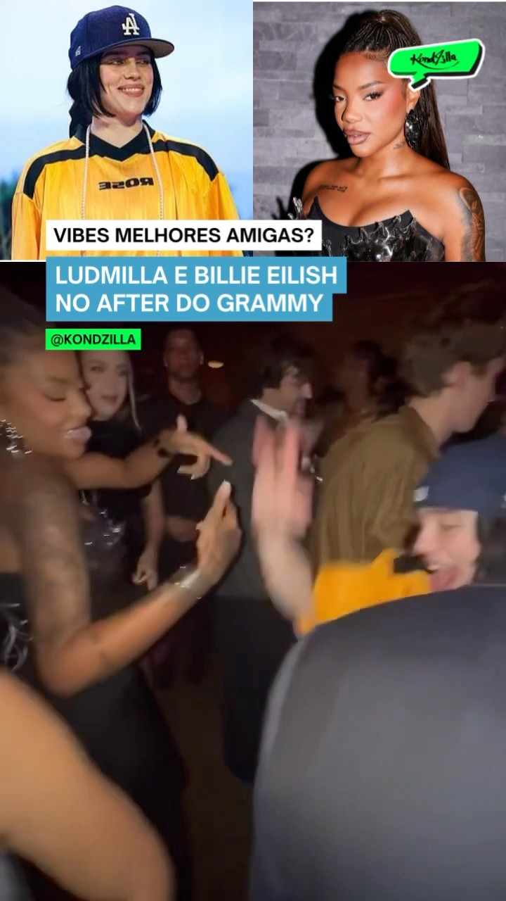 Simplesmente Ludmilla e Billie Eilish juntas! Esse é o post ???