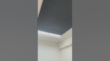 Rèm trần giếng trời cầu thang #rem #remtoong #toong #vachngan #vachnganphong #shorts