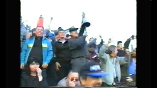 Футбол 90-х. Атмосфера на трибунах во время матча «КамАЗ-Чаллы» - «Алания». 16 июля 1997 г.