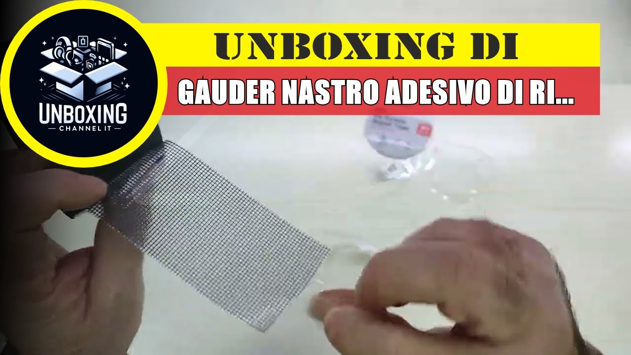 Nastro Ripara Zanzariere 50 Mm X 5 M In Fibra Di Vetro - Autoadesivo Per Finestre E Porte