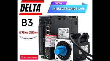DELTA | B3 | 0.75kw (750w) | Jog Testing At Electronics Panga