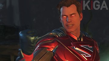 SCARECROW VS SUPERMAN MAN OF STEEL ALL DIALOGUES QUOTE INJUSTICE 2 2020