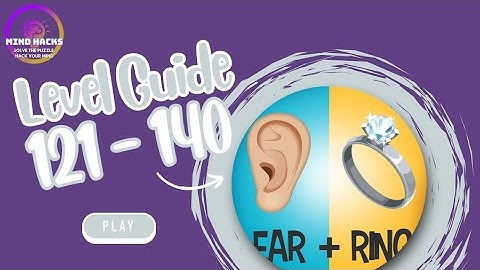 Pictoword Level 121 - 140 Walkthrough 