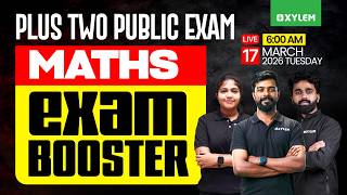 Plus Two Public Exam Maths: Exam Booster | Xylem Plus Two