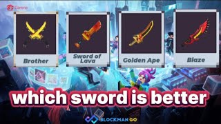 Yusing 4 sword In BED wars blockman go