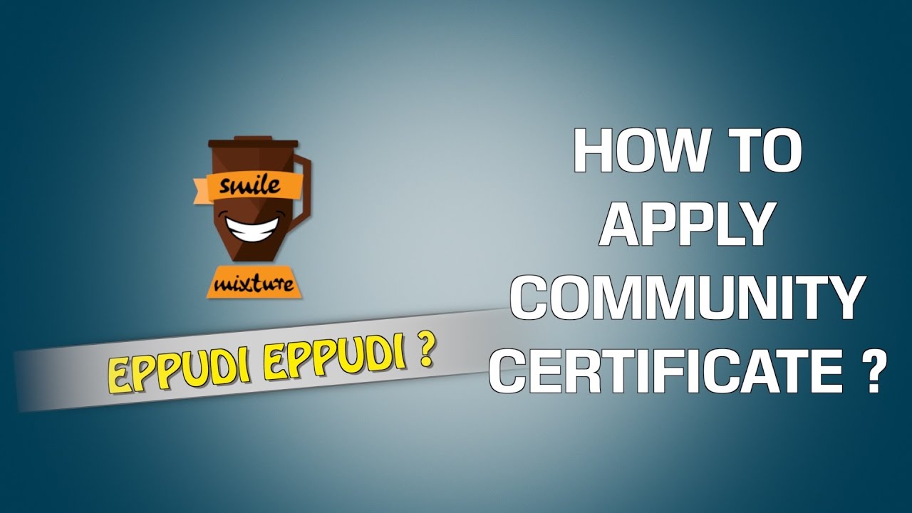 certificate online youtube community apply Eppudi Eppudi #20 Community Certificate To Apply How ? certificate online youtube community apply Eppudi Eppudi #20 Community Certificate To Apply How ?