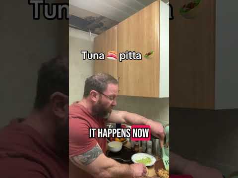 Tuna 🍣 & pitta 🥙 bread recipe