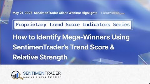 Webinar Highlight | How to Spot Mega-Winners Using SentimenTrader’s Trend Score & Relative Strength