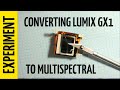 Conversion lumix gx1 camera to multispectral