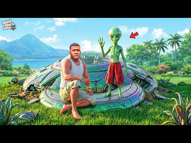 Franklin & Chithappu Found a New Alien Friend in Gta 5