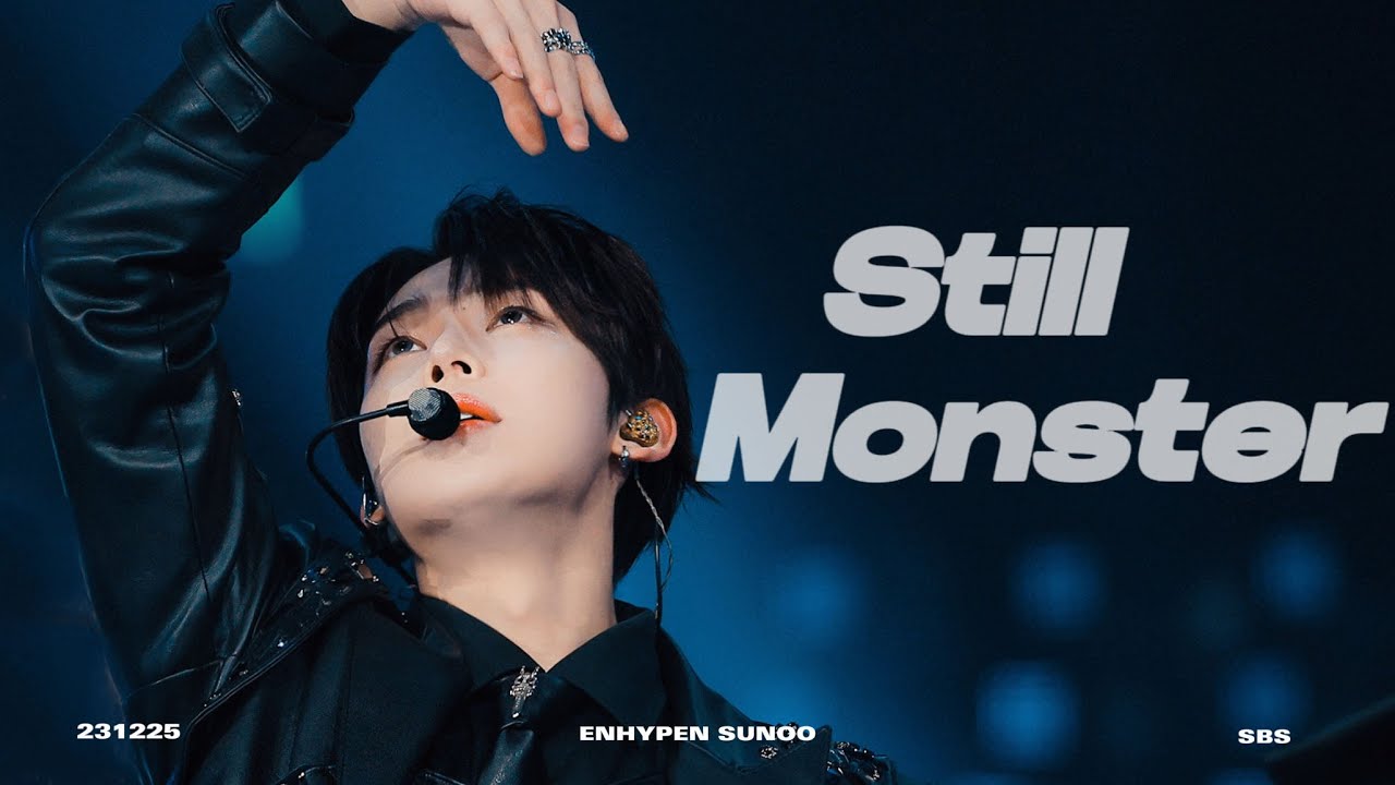231225 SBS 가요대전 -- Still Monster + dance break/ ENHYPEN SUNOO FOCUS