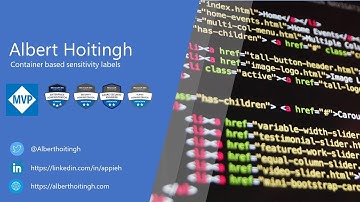 Container based labels - new settings for sensitivity labels