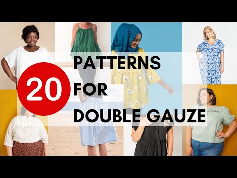 20 Lovely Patterns For Double Gauze Fabric