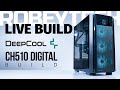 Live $2500 7800x3d Gaming PC Build - Giveaways + DeepCool CH510 Mesh Digital (7800x3d/4070Ti)