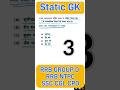 Static GK Question no. 59 for RRB NTPC #rrb #staticgk #ntpcstaticgk #gk #youtube #shorts