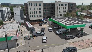Officers shoot suspect accused of stealing traffic truck