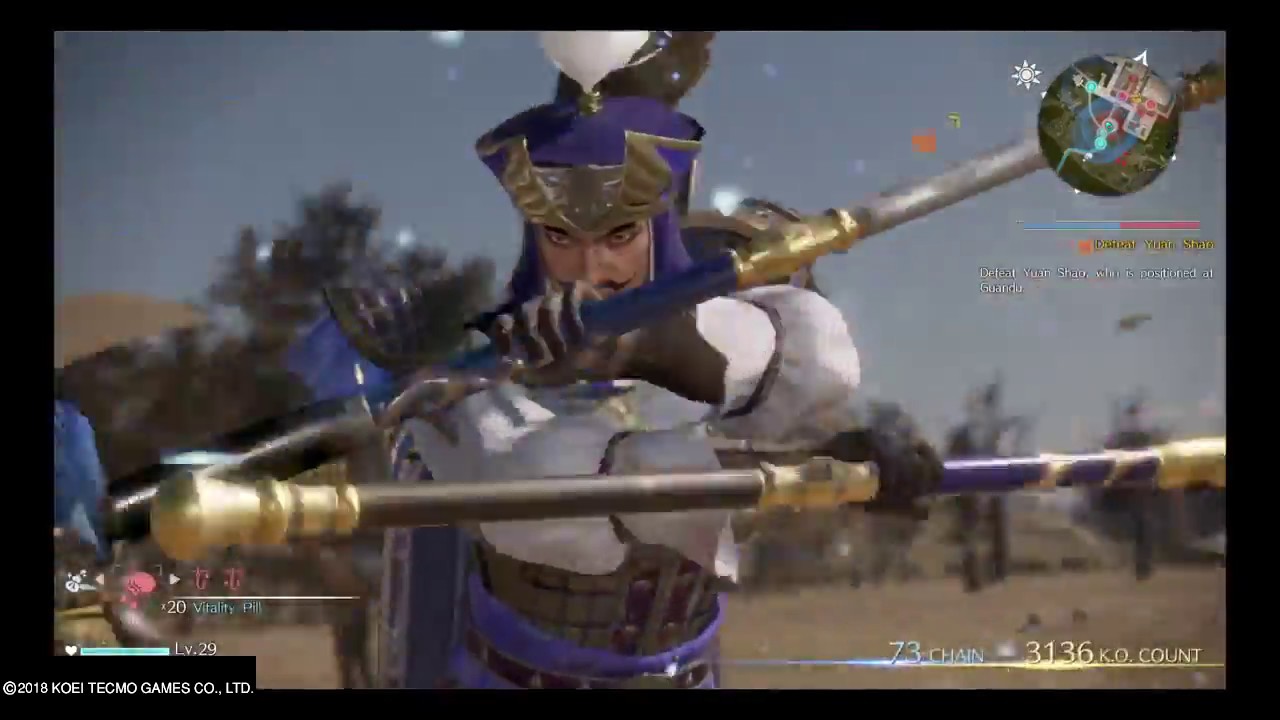 DYNASTY WARRIORS 9- Zhang Liao Gameplay