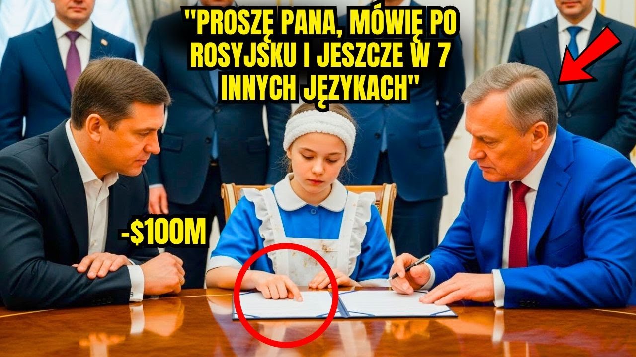 Milioner Został Bez Tłumacza Na Spotkaniu Za 100 Milionów Z Rosjaninem, Ale Córka Sprzątaczki...