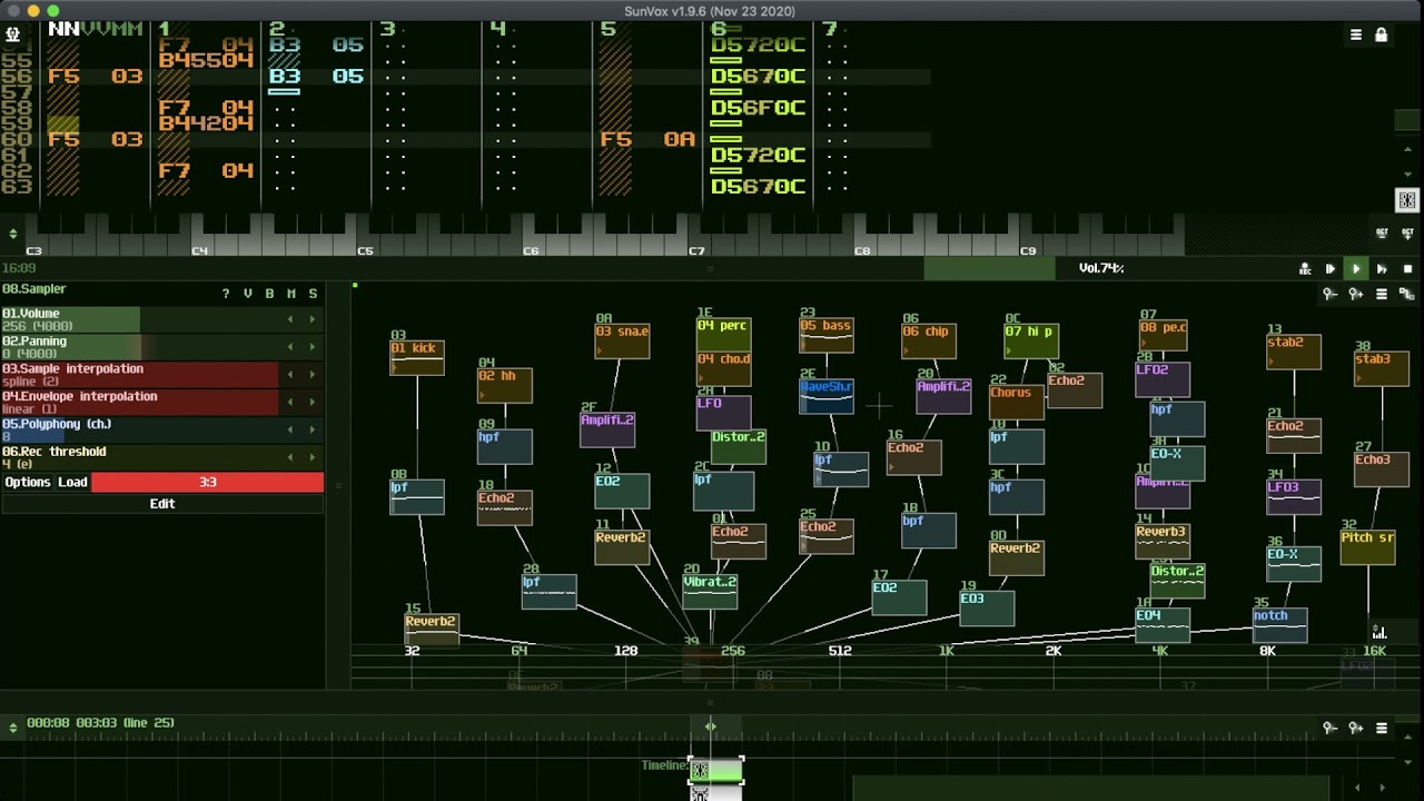 Dubtechno with SunVox 20210828