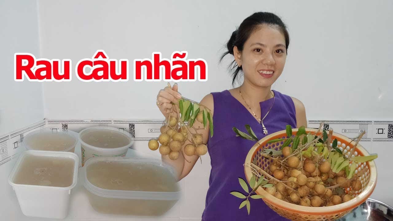 CÁCH LÀM RAU CÂU NHÃN THƠM NGỌT NHƯ ĂN TRÁI NHÃN|Tôi là người Bến Tre ...