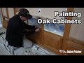 How to paint oak cabinets FAST/EASY