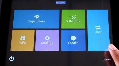 MINIPOS MP-E970 Setting Mobile Order