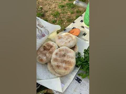 Лепешки на углях #лепешкинауглях#лепешкинакефире - YouTube