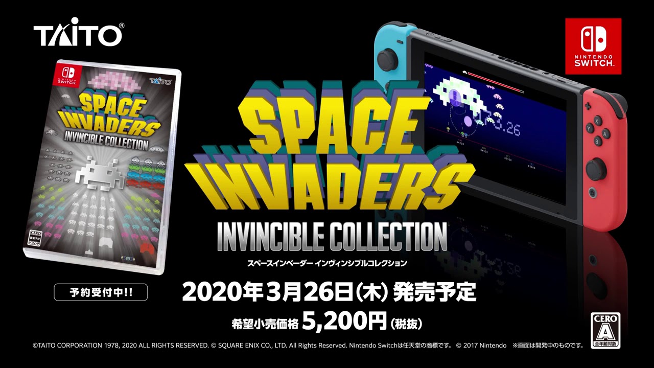 Taito Space Invaders Invincible Collection Nintendo Switch - YouTube