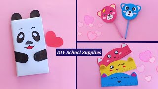 3 DIY Crafts and Recycled For School Supplies ! Easy DIY Paper Crafts Ideas / Back to School craft