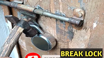 Locker Break best Method Without Key ताला तोड़ने का बेस्ट तरीका मात्र 30 सेकंड में तोड़े