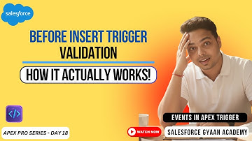 Before Insert Trigger Validation in Salesforce | How Validation Works in Apex Trigger (Step-by-Step)