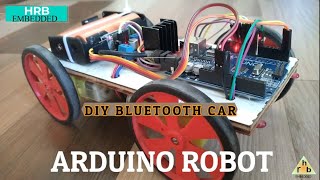 How To Make Arduino Robot car with Horn, Front & Back Lights using Arduino UNO and HC-05