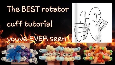 Rotator + X-Base Kandi Cuff Tutorial!