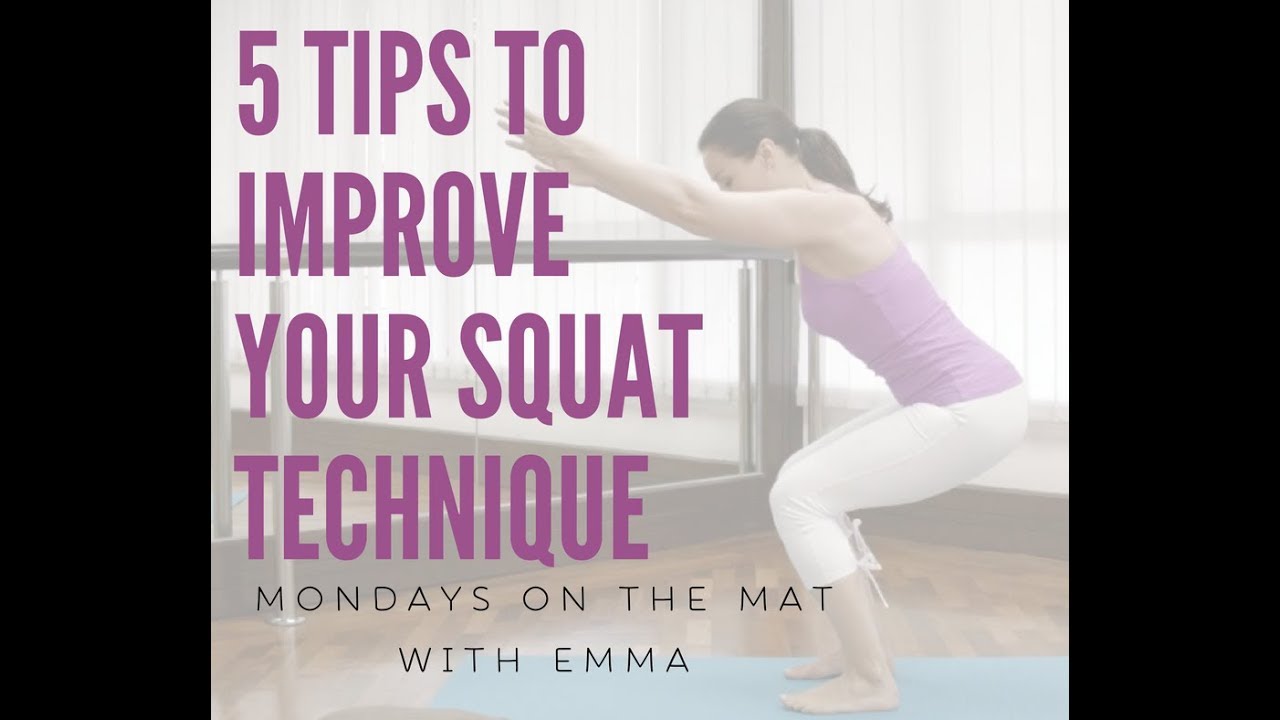 How to improve your squat technique - YouTube