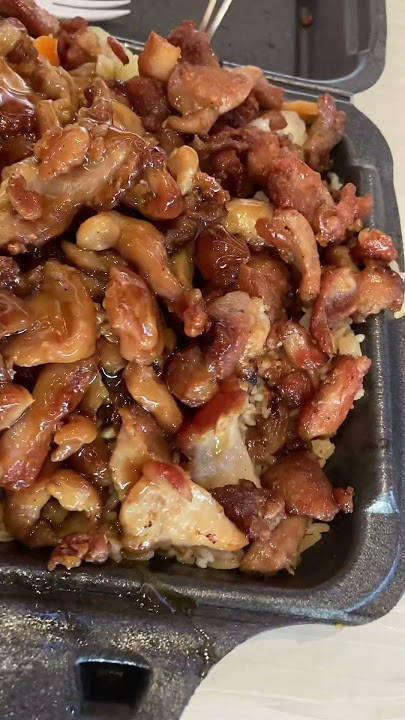 Sarku Japan is a food court classic! Double teriyaki chicken