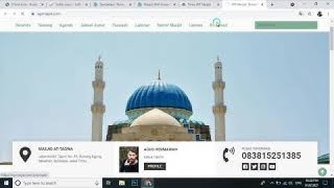 membuat website masjid, part 1