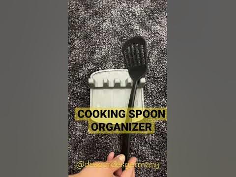 KITCHEN COOKING SPOON ORGANIZER || NO TENTION TO PLACE ON TOP OR