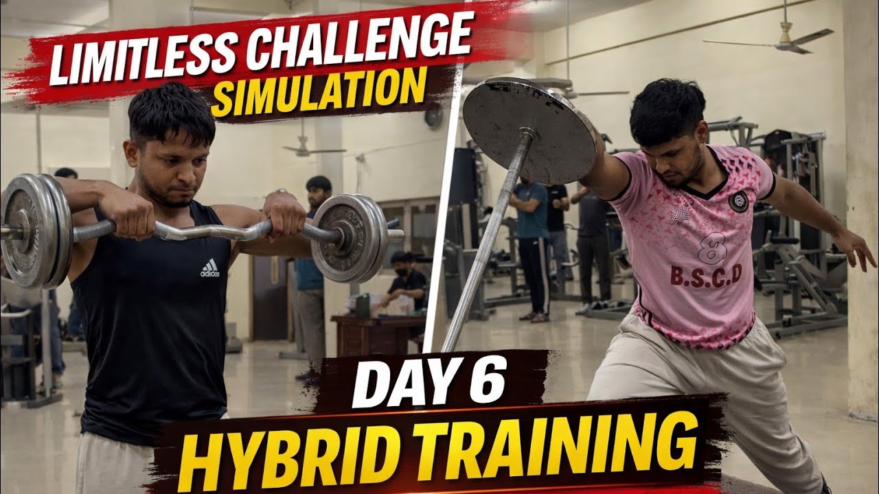 Day-6 of Hybrid training | limitless challenge simulation | 